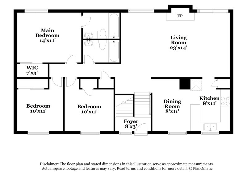 1,610/Mo, 1934 Catlin Dr Barnhart, MO 63012 Floor Plan View 2
