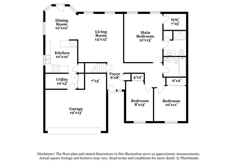 1,810/Mo, 114 Gran Vista Dr Festus, MO 63028 Floorplan View