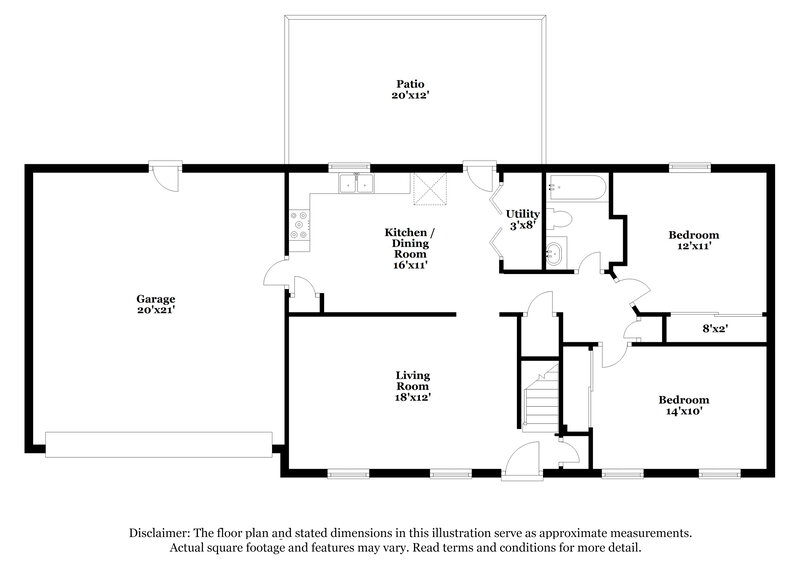 2,970/Mo, 705 Aster Ln O'Fallon, MO 63366 Floor Plan View