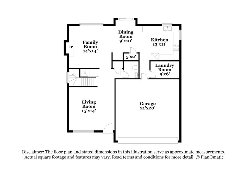 2,415/Mo, 126 August Place Ct Florissant, MO 63034 Floor Plan View