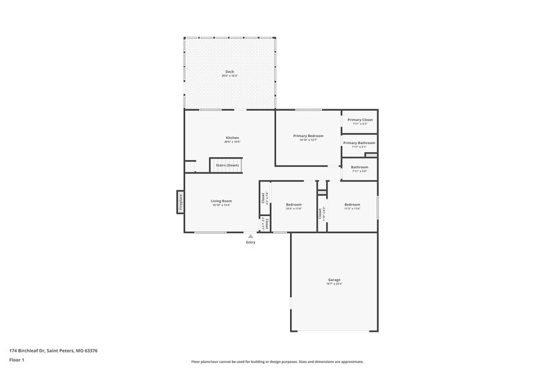 2,680/Mo, 174 Birchleaf Dr Saint Peters, MO 63376 Floor Plan View 2