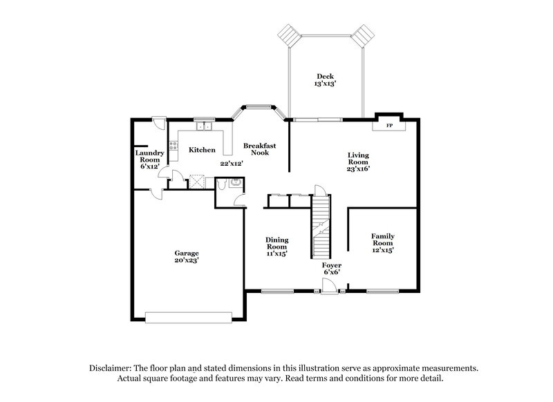 2,420/Mo, 3827 Salvation Rd Florissant, MO 63034 Floor Plan View