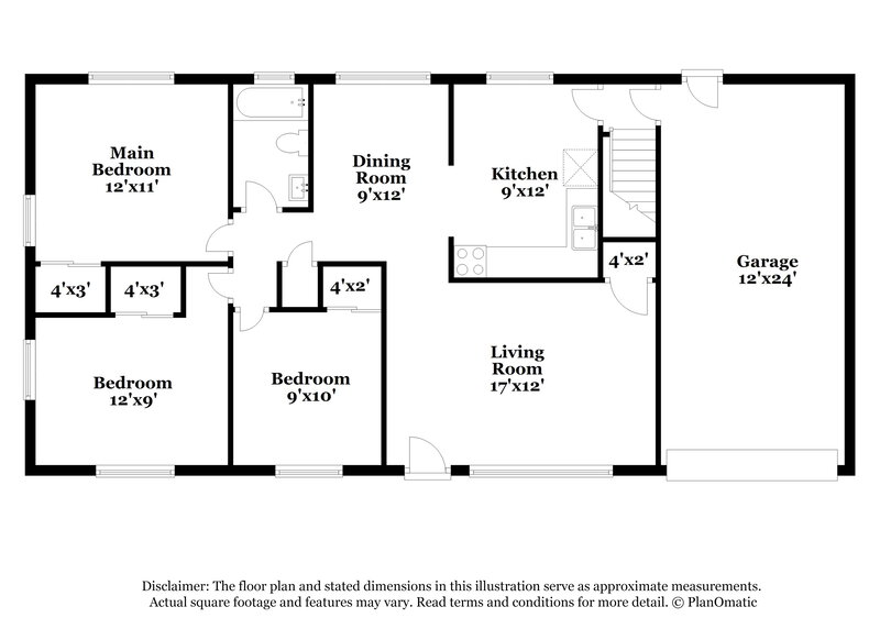 2,080/Mo, 2310 Flamingo Dr Florissant, MO 63031 Floor Plan View 2
