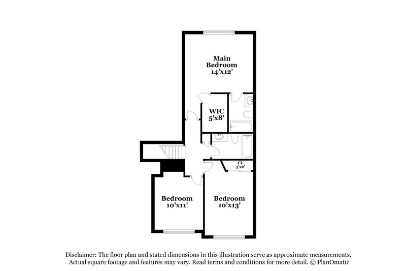 1,890/Mo, 14480 Williamsburg Manor Dr Florissant, MO 63034 Floor Plan View