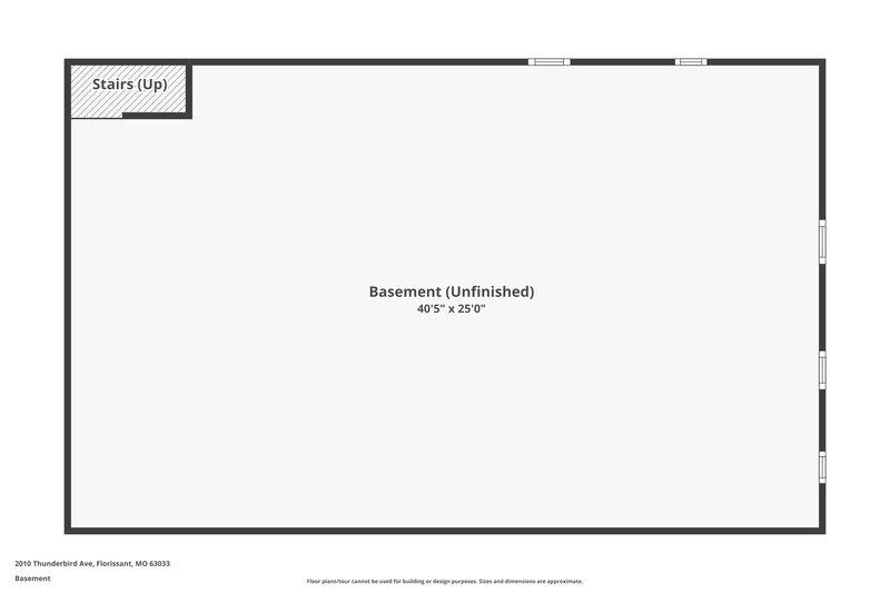 1,780/Mo, 2010 Thunderbird Ave Florissant, MO 63033 Floor Plan View 2