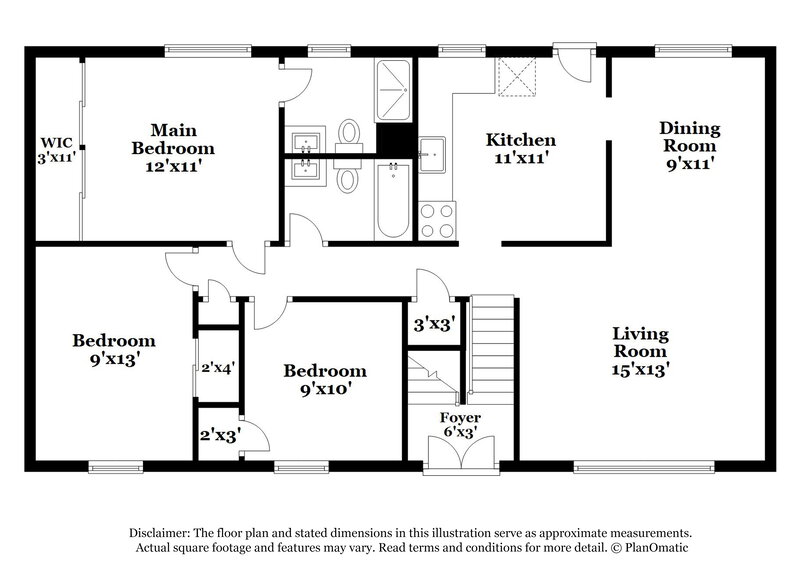 2,170/Mo, 1865 Battlefield Dr Florissant, MO 63031 Floor Plan View 2