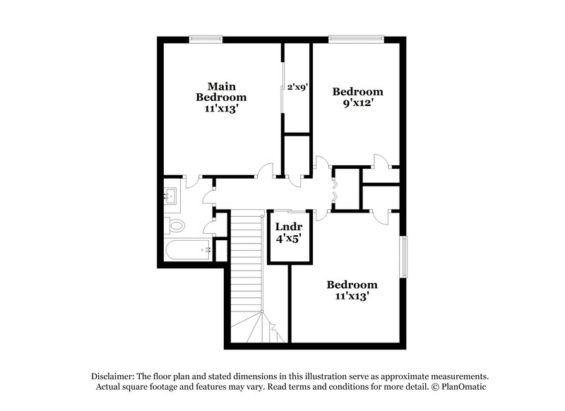 1,890/Mo, 1690 Woodman Dr Florissant, MO 63031 Floorplan View 2