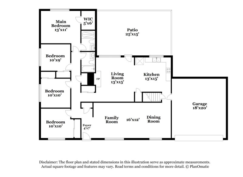 2,405/Mo, 13 Cricket Ct Florissant, MO 63033 Floor Plan View