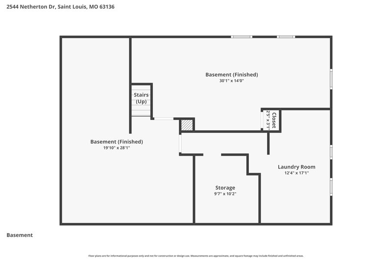 0/Mo, 2544 Netherton Dr St. Louis, MO 63136 Floor Plan View