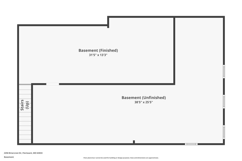 1,880/Mo, 2250 Briarcrest Dr Florissant, MO 63033 Floor Plan View 2