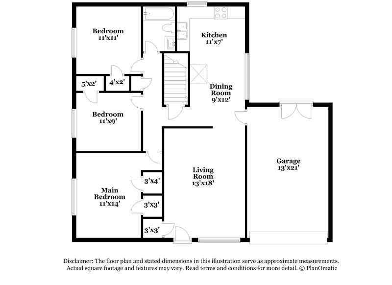 1,600/Mo, 3 Santa Anita Ct Florissant, MO 63033 Floorplan View