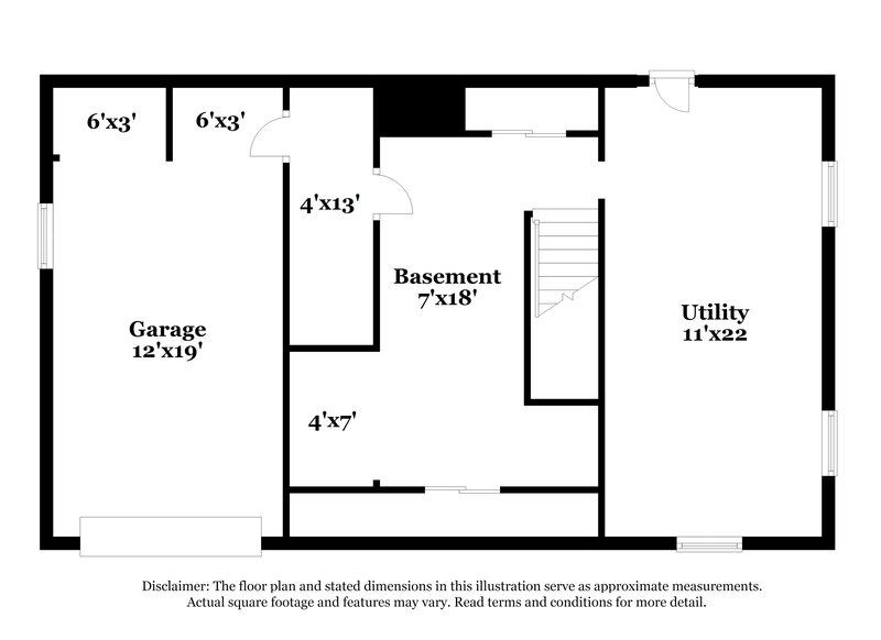 1,395/Mo, 7520 Eunice Ave St. Louis, MO 63136 Floorplan View 2