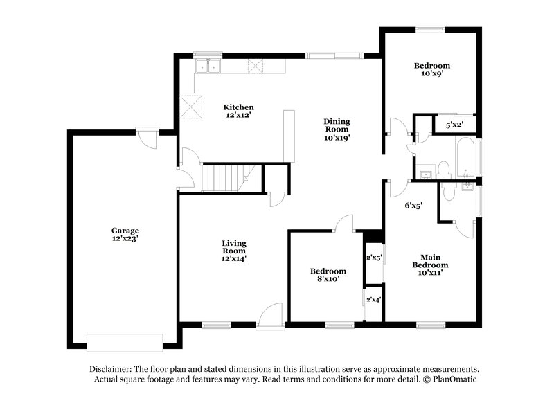 2,130/Mo, 6330 Silver Fox Dr Florissant, MO 63034 Floor Plan View 2