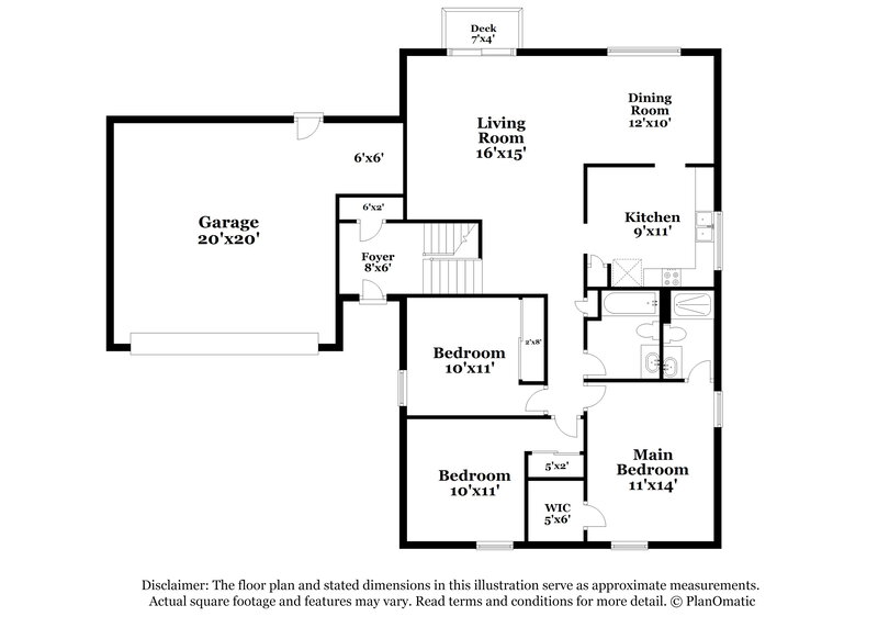 1,710/Mo, 315 Oakfield Dr Ballwin, MO 63021 Floor Plan View 2