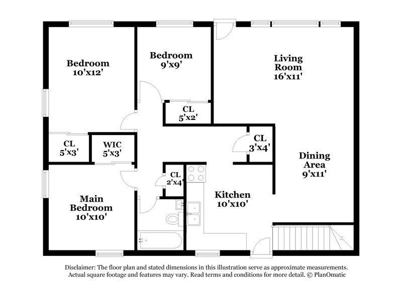 1,610/Mo, 810 Babler Dr Florissant, MO 63031 Floor Plan View