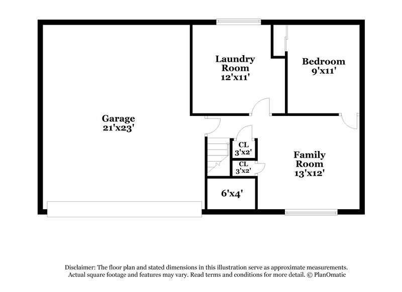 1,565/Mo, 1226 Borden Drive Florissant, MO 63031 Floor Plan View 2