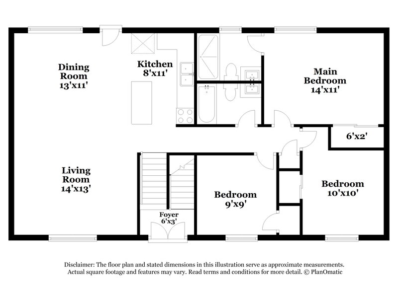 2,300/Mo, 2472 Millvalley Drive Florissant, MO 63031 Floor Plan View 2