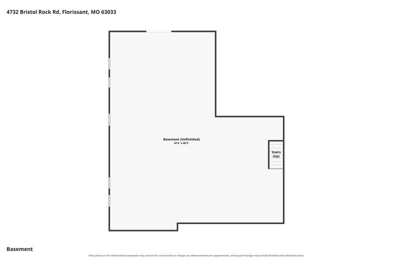 2,320/Mo, 4732 Bristol Rock Road Florissant, MO 63033 Floor Plan View 2