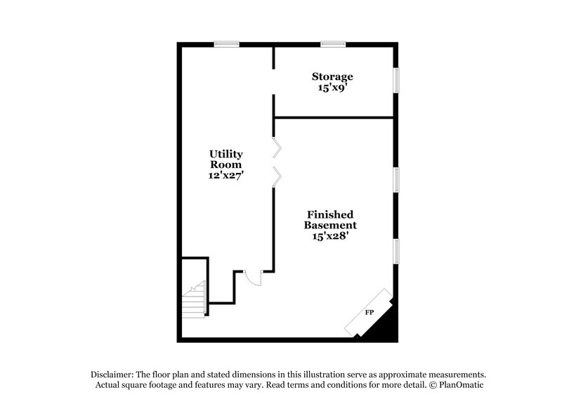 1,400/Mo, 2120 Flamingo Dr Florissant, MO 63031 Floor Plan View