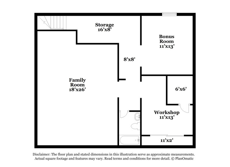 1,825/Mo, 11166 Prentice Dr St. Louis, MO 63136 Floorplan View 2