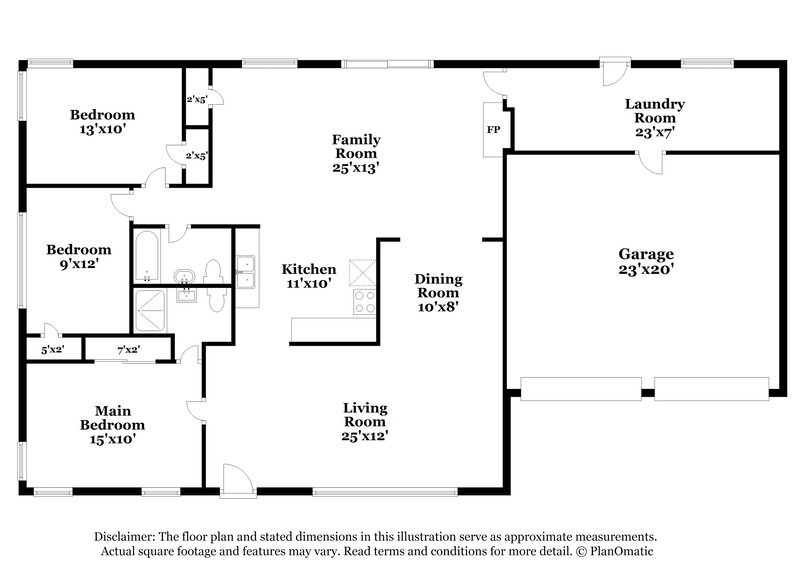 1,440/Mo, 1551 Surf Side Dr St. Louis, MO 63138 Floor Plan View