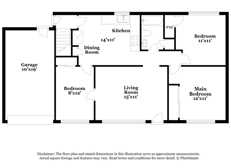 1,290/Mo, 185 Duquette Ln Florissant, MO 63033 Floor Plan View