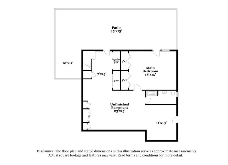 1,675/Mo, 605 Plantmore Dr St. Louis, MO 63135 Floor Plan View