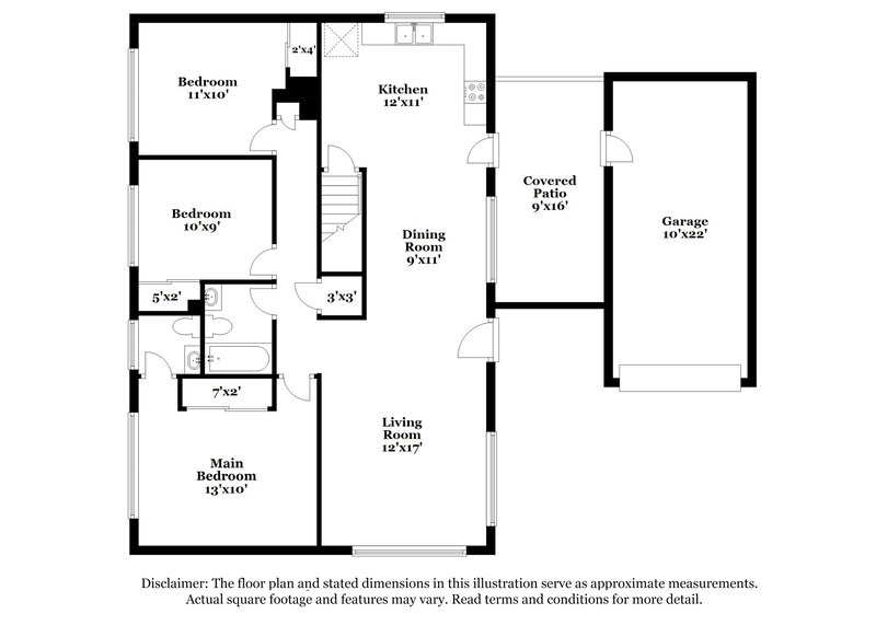 2,615/Mo, 1635 Trotter Way Florissant, MO 63031 Floorplan View