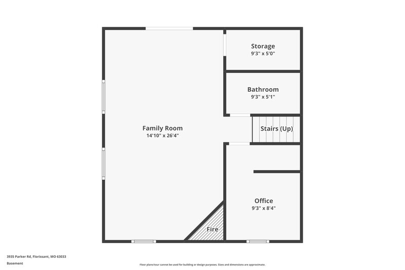 1,995/Mo, 3935 Parker Rd Florissant, MO 63033 Floor Plan View 2