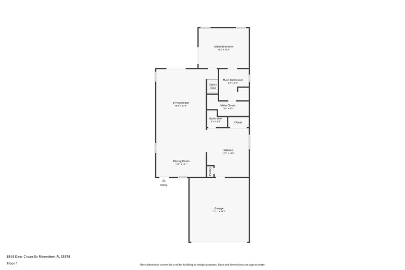 2,260/Mo, 8545 Deer Chase Dr Riverview, FL 33578 Floor Plan View