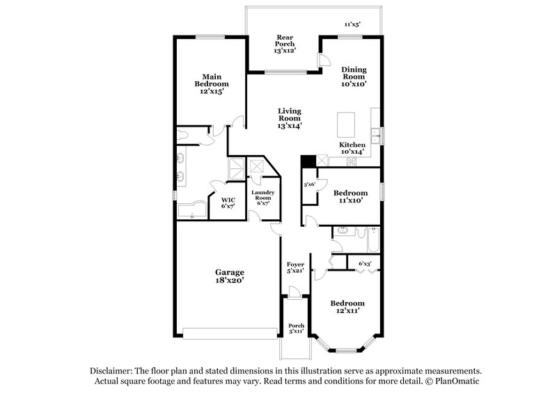 2,250/Mo, 14407 Edinburgh Moor Dr Wimauma, FL 33598 Floor Plan View