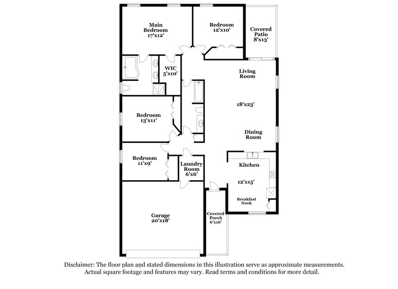 3,610/Mo, 11624 Brookmore Way Riverview, FL 33569 Floor Plan View