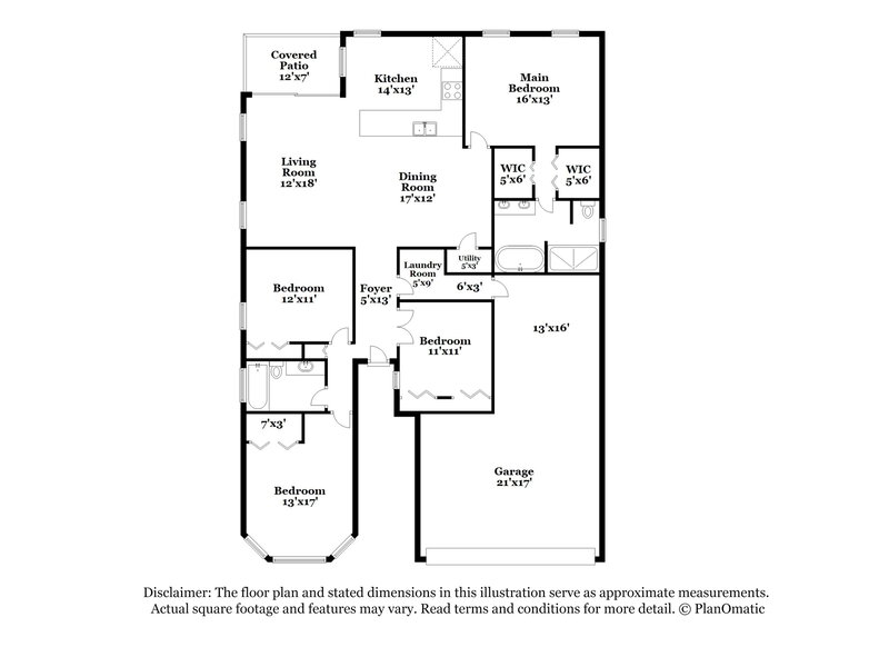 2,480/Mo, 13020 Avalon Crest Ct Riverview, FL 33579 Floorplan View