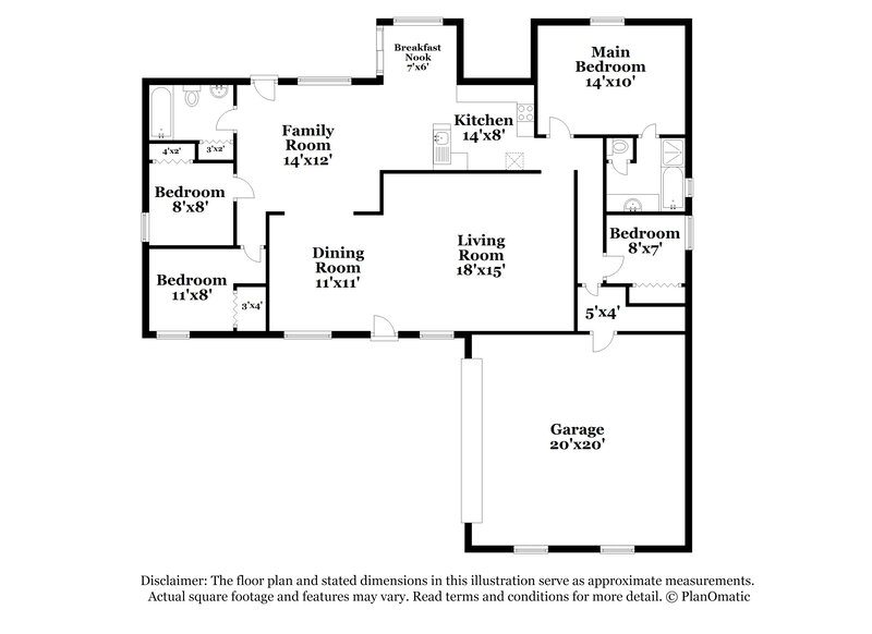 2,660/Mo, 2831 Laurel Leaf Dr Valrico, FL 33594 Floorplan View