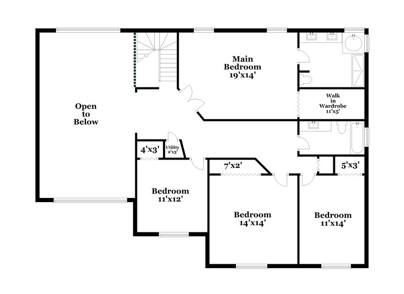 3,255/Mo, 401 Lakewood Dr Oldsmar, FL 34677 Floor Plan View 2