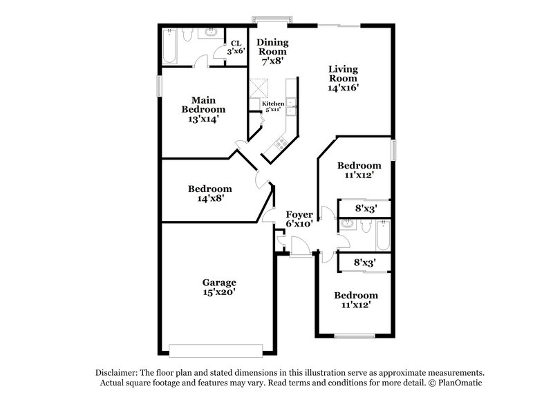 2,185/Mo, 3807 Lockridge Dr Land O Lakes, FL 34638 Floorplan View