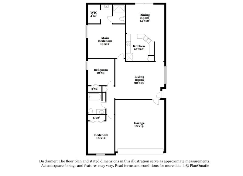 1,775/Mo, 30220 Birdhouse Dr Zephyrhills, FL 33545 Floor Plan View