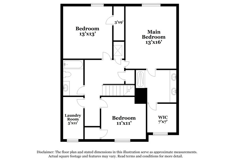 2,050/Mo, 2153 Tehama Court Lakeland, FL 33805 Floor Plan View 2