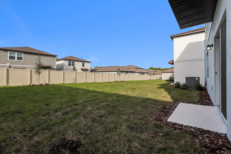 2,050/Mo, 2153 Tehama Court Lakeland, FL 33805 Backyard View