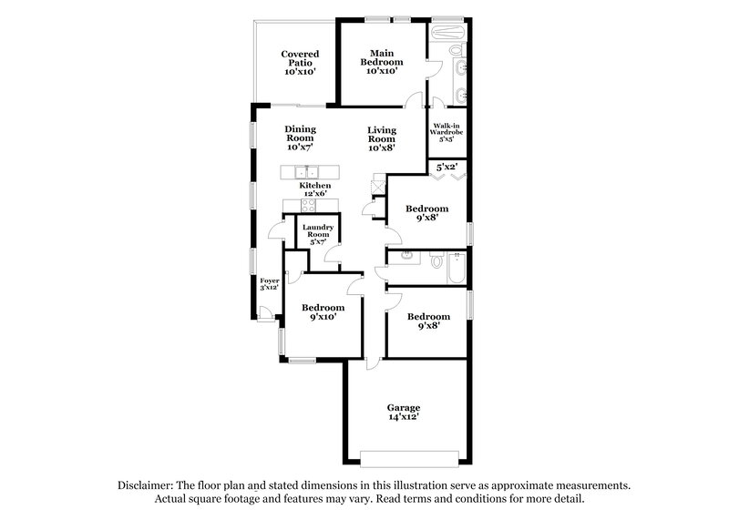 2,045/Mo, 2246 Shasta Street Lakeland, FL 33805 Floor Plan View