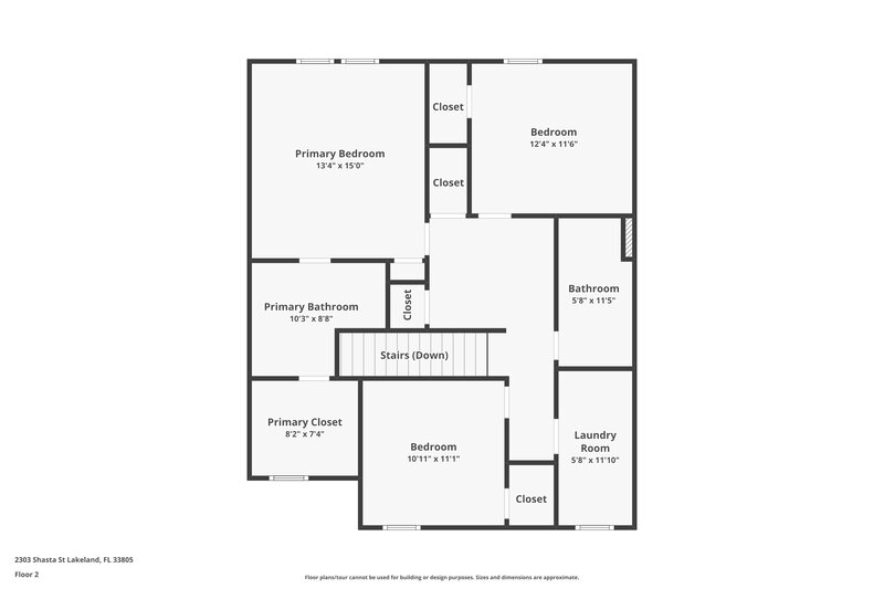 2,075/Mo, 2303 Shasta Street Lakeland, FL 33805 Floor Plan View 2