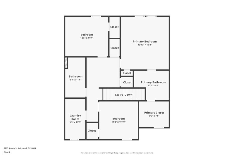 2,075/Mo, 2263 Shasta Street Lakeland, FL 33805 Floor Plan View 2