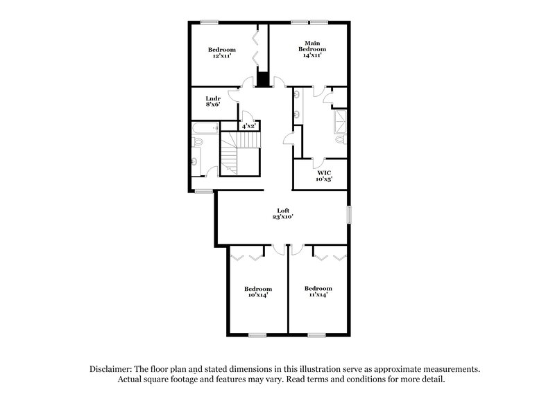 2,455/Mo, 2104 Tehama Court Lakeland, FL 33805 Floor Plan View 2