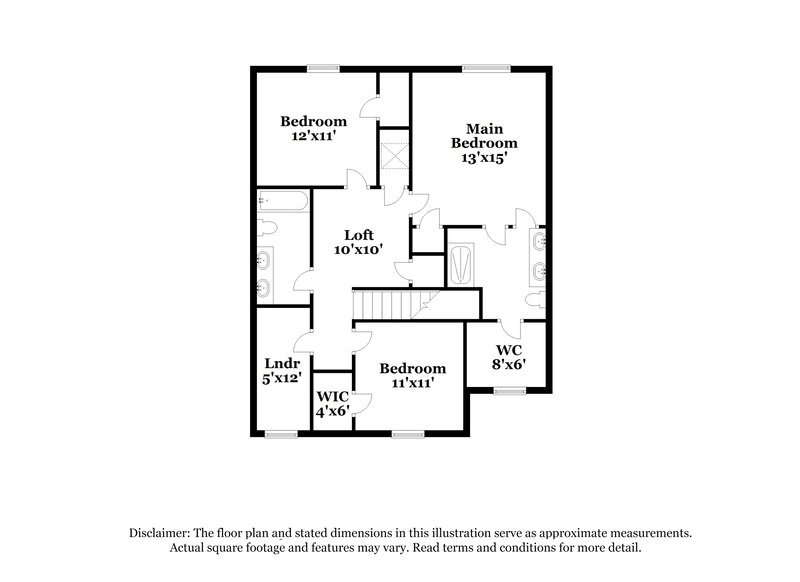 2,075/Mo, 2156 Tehama Court Lakeland, FL 33805 Floor Plan View