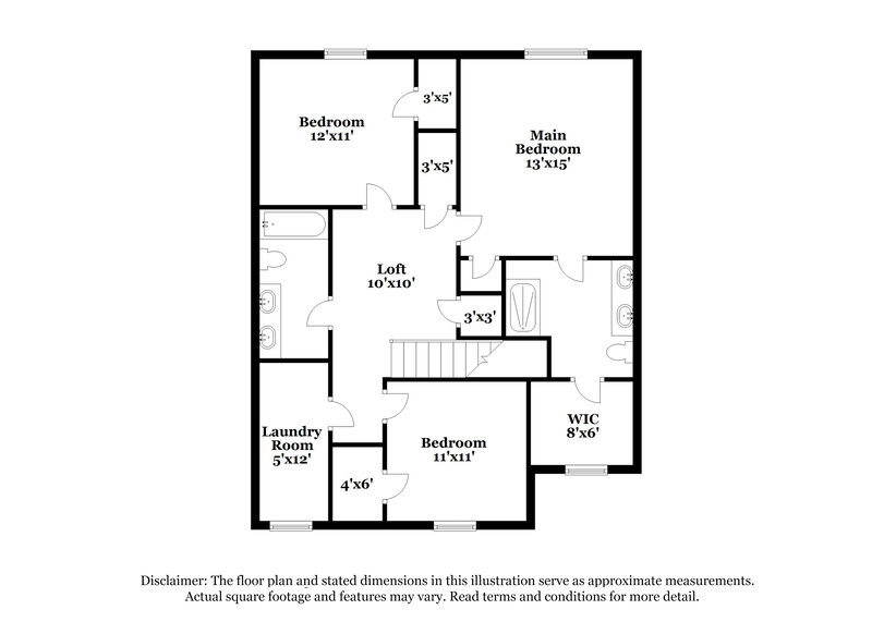 2,075/Mo, 2164 Tehama Court Lakeland, FL 33805 Floor Plan View