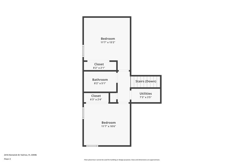 3,400/Mo, 2416 Kenwick Dr Valrico, FL 33596 Floor Plan View 2