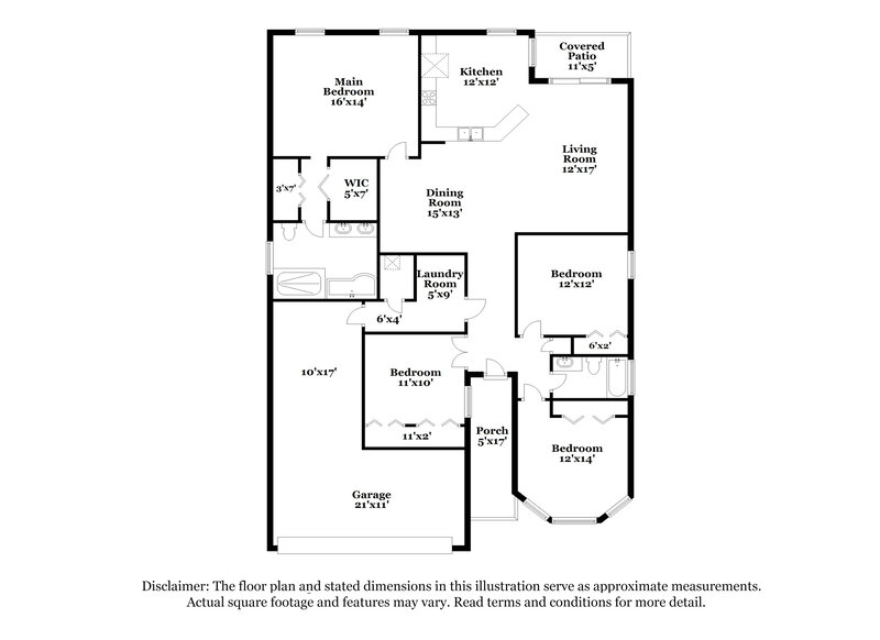 2,065/Mo, 2257 Colville Chase Dr Ruskin, FL 33570 Floor Plan View