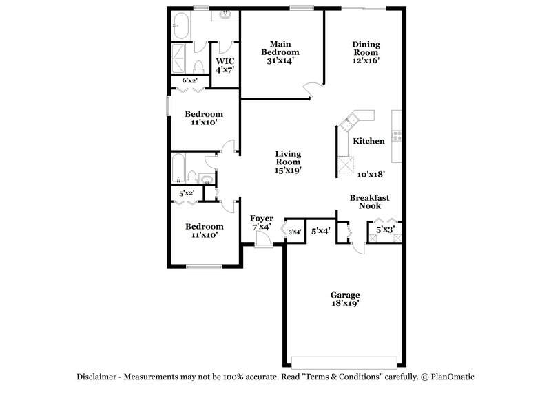 2,435/Mo, 6205 Venezia Pl Riverview, FL 33578 Floor Plan View