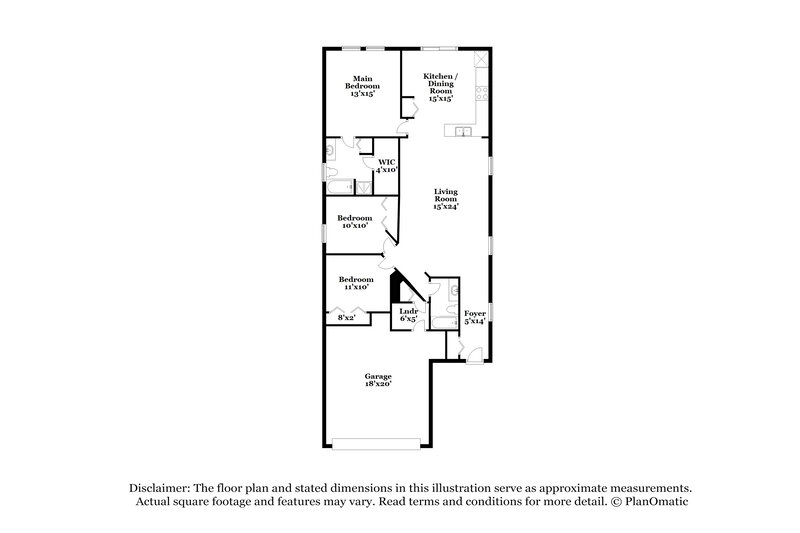 2,075/Mo, 11204 Cocoa Beach Dr Riverview, FL 33569 Floor Plan View