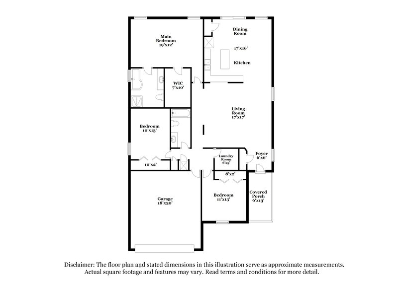 2,010/Mo, 2274 Blackwood Dr Mulberry, FL 33860 Floor Plan View